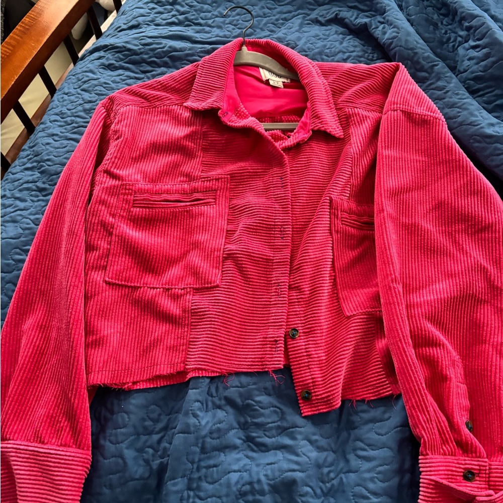 BDG Fuchsia Corduroy Jacket